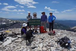 The gang on top of mt belknap [sun jul 2 13:22:40 mdt 2017]